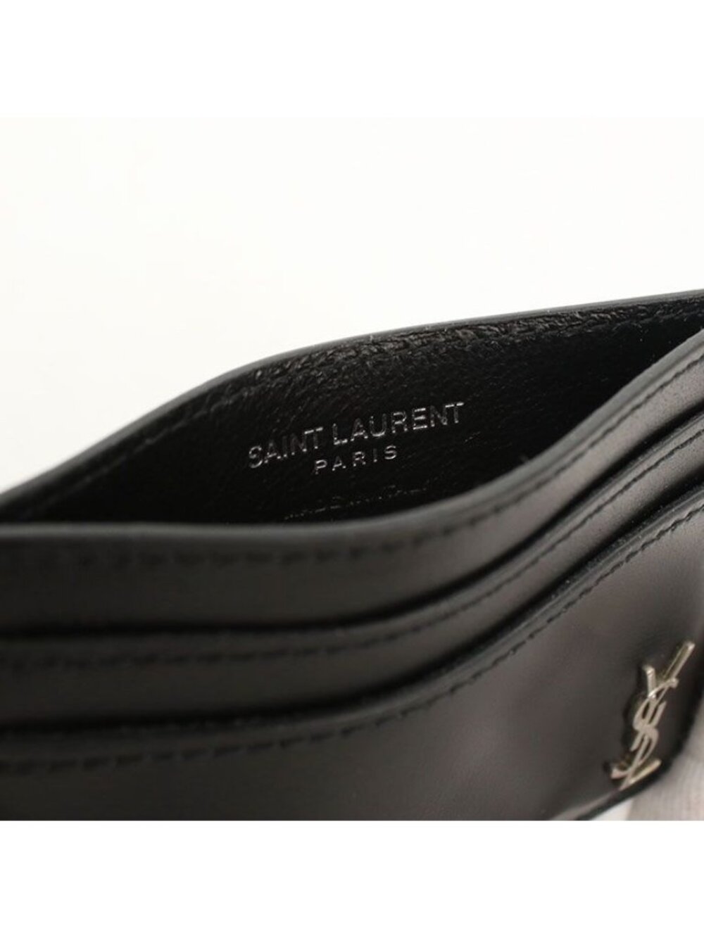 Saint Laurent Tiny Cassandra Card Case Calfskin - Picture 3 of 5